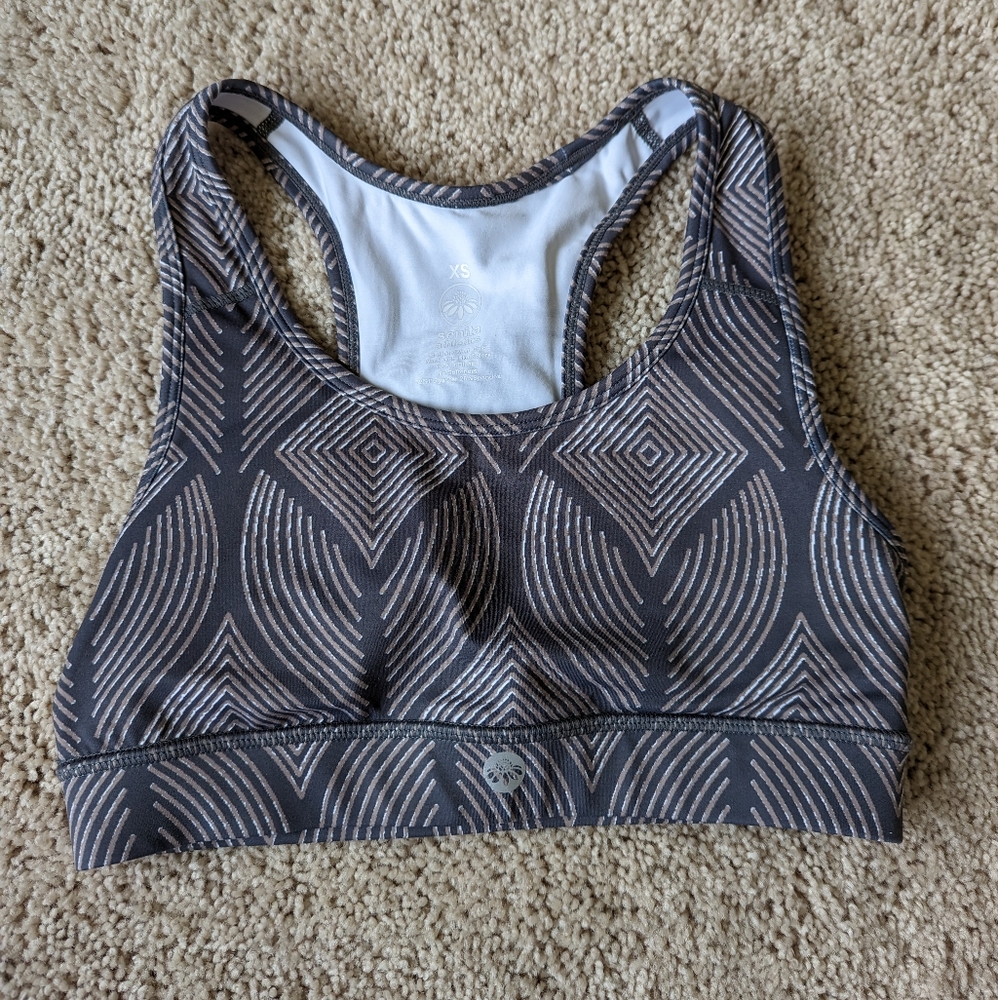 Senita Athletics Peacock Sarah Sports Bra XS